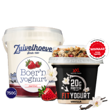 Alle Zuivelhoeve of XXL Yoghurts